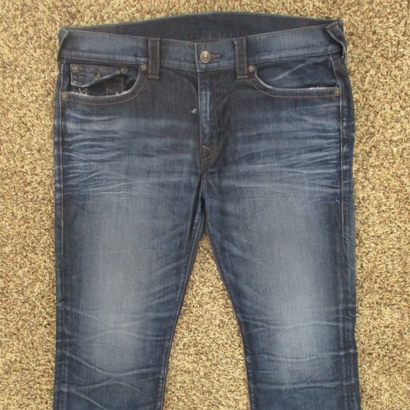 True Religion Men's Bootcut Jeans - Indigo - Picture 3 of 10